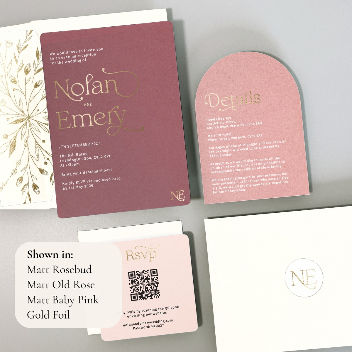 Nolan Wedding Invitation