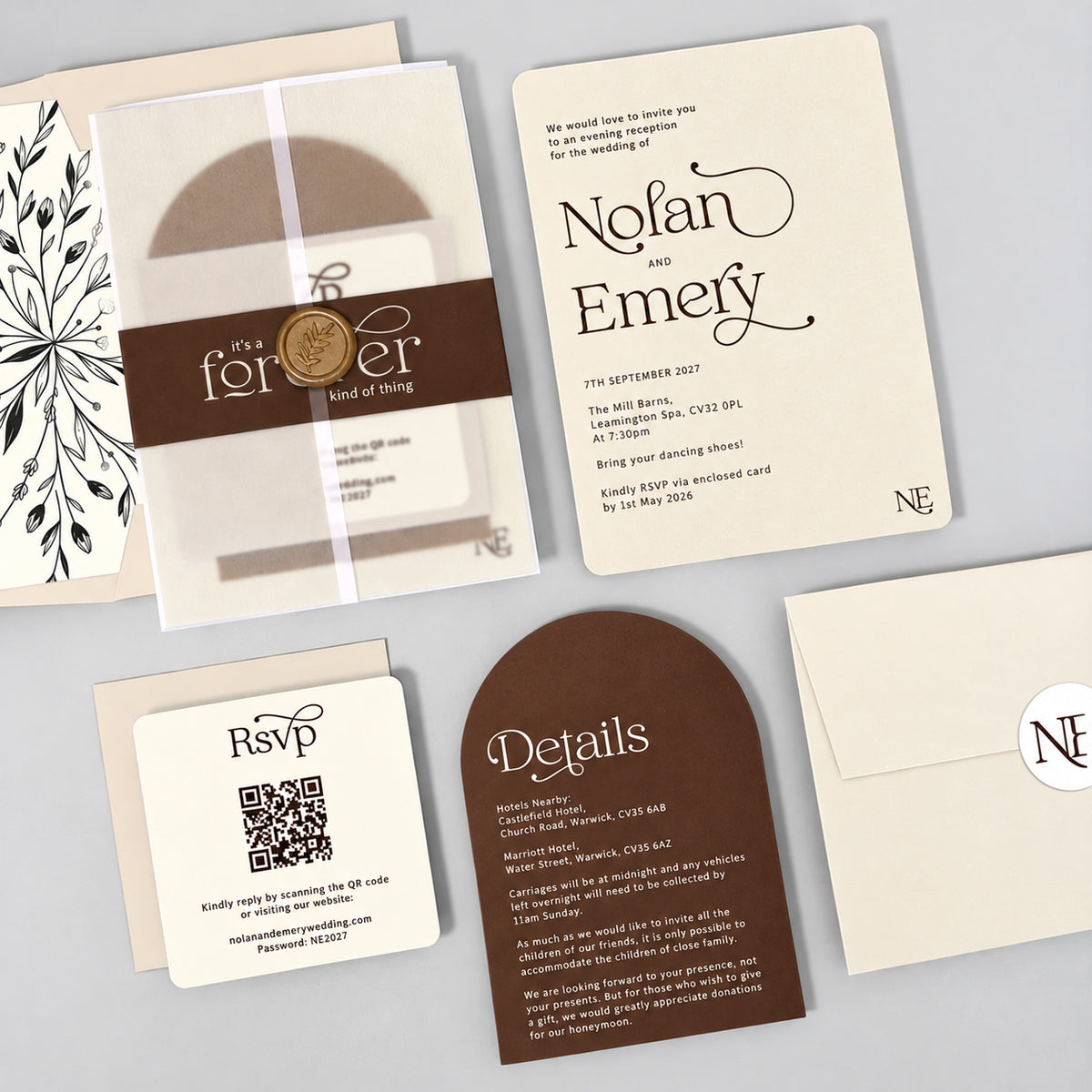 Nolan Wedding Invitation