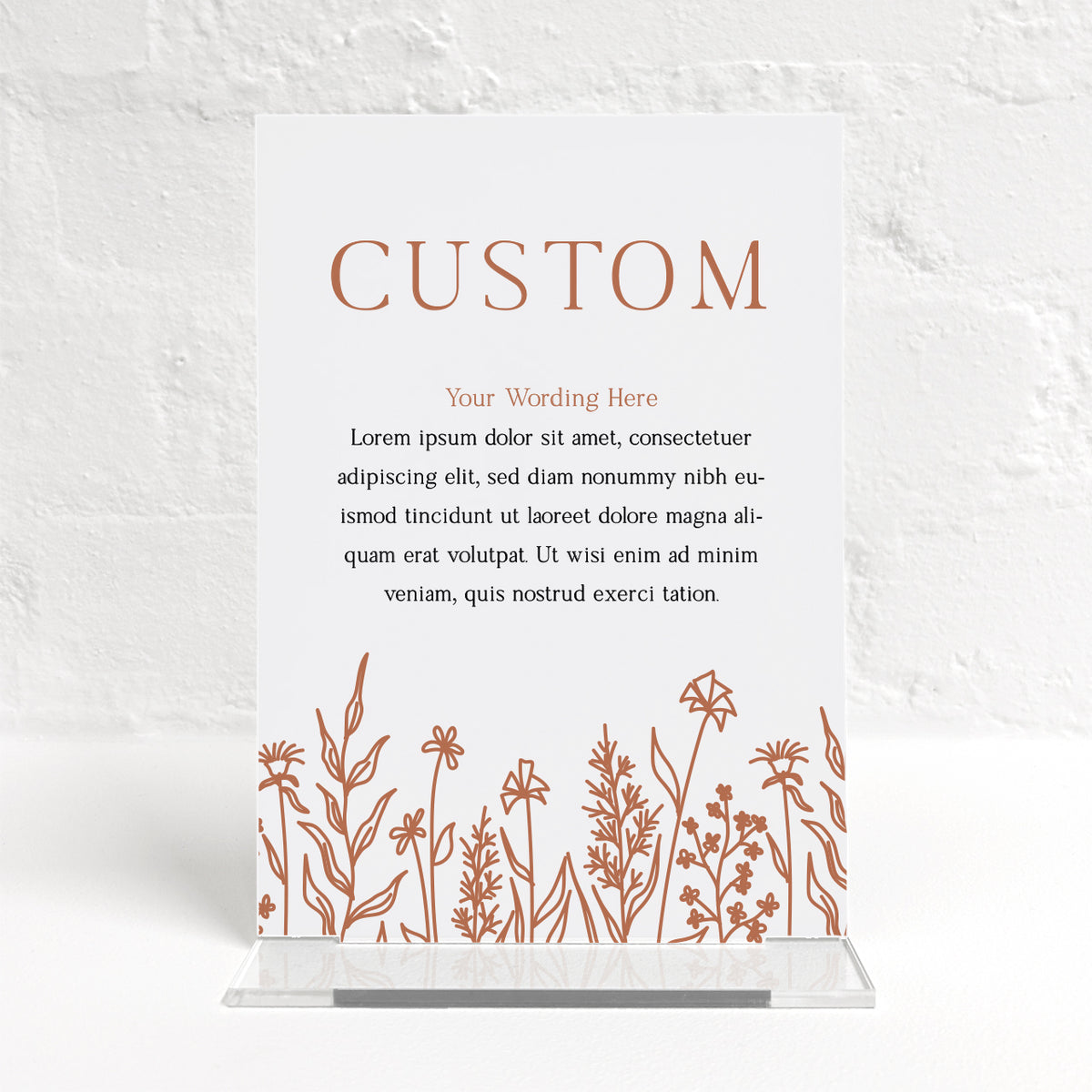 Nora Matching Small Table Sign