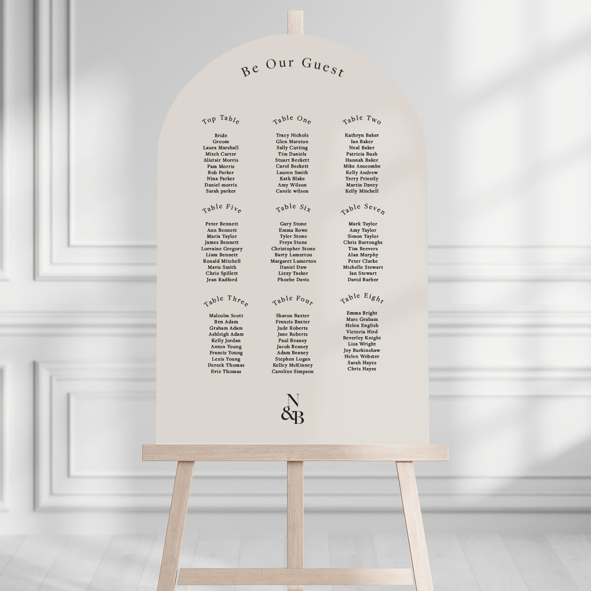 Nyla Seating Plan