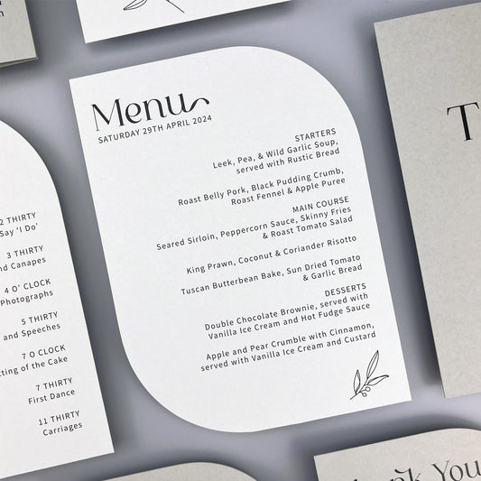 Olive Menu