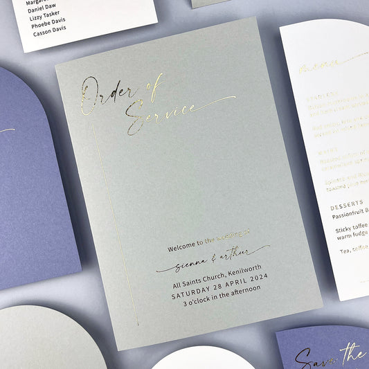 Sienna Order of Service