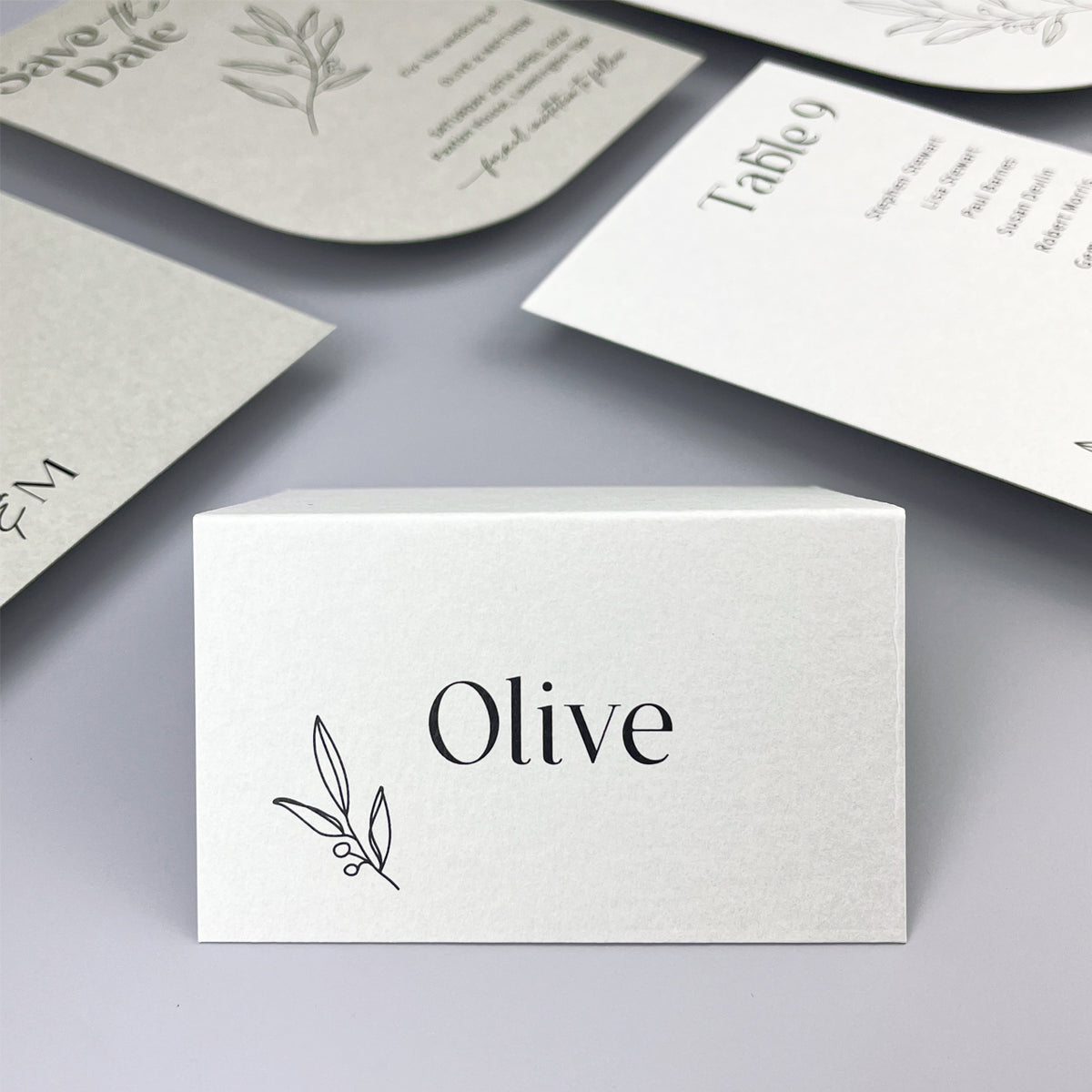 Olive Place Card