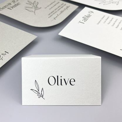 Olive Place Card