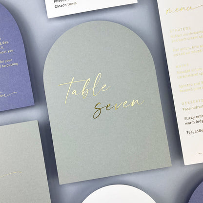 Sienna Table Name / Number