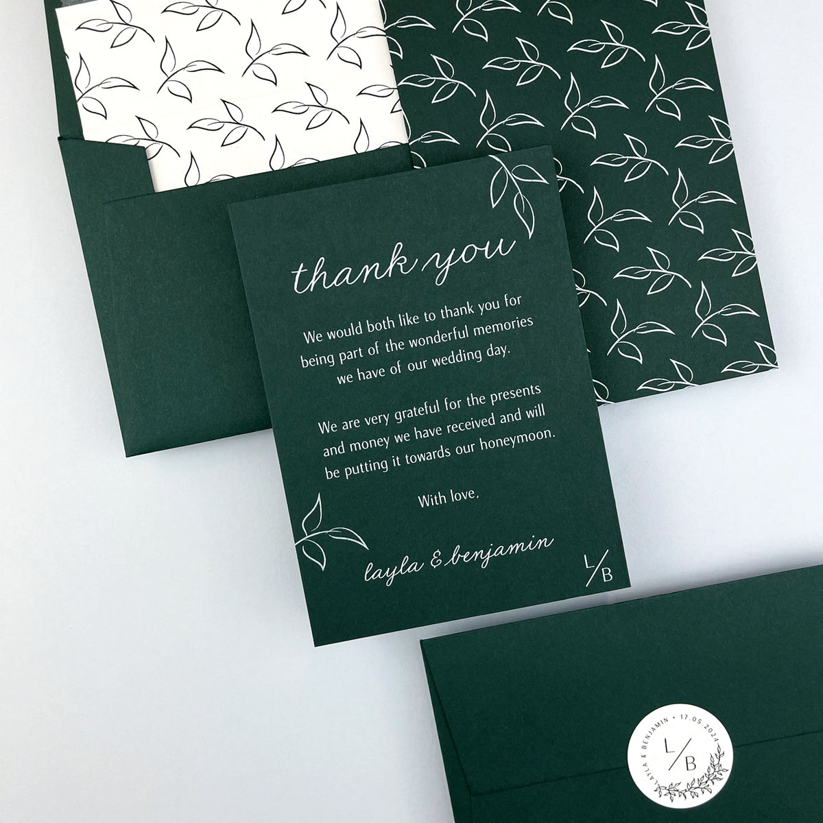 Layla Thank You Card