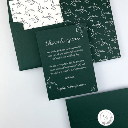Layla Thank You Card