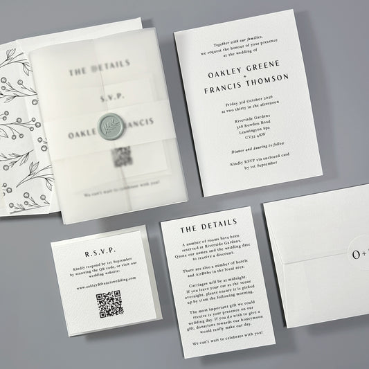 Oakley Wedding Invitation