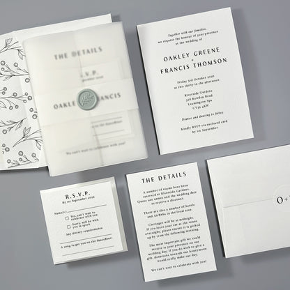Oakley Wedding Invitation
