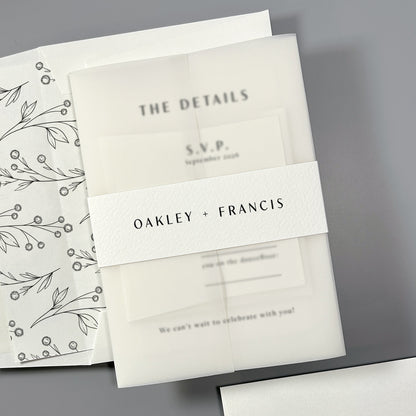 Oakley Wedding Invitation