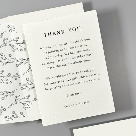 Oakley Thank You Card
