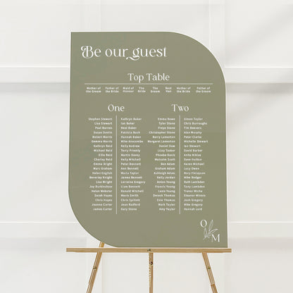 Olive Seating Plan