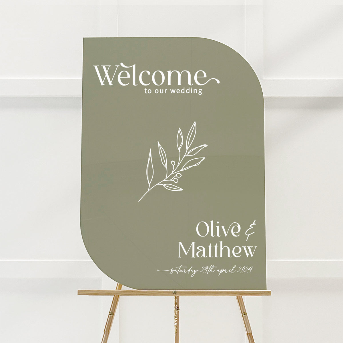 Olive Welcome Sign