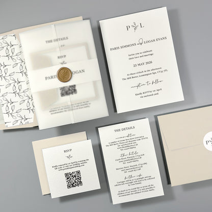 Paris Wedding Invitation