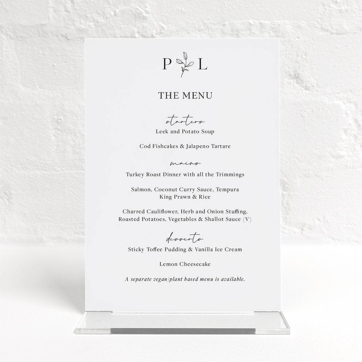 Paris Matching Small Table Sign