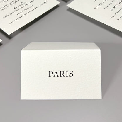 Paris Place Card