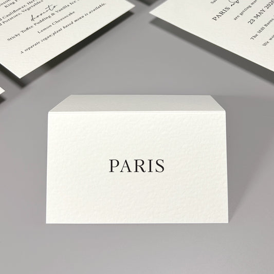 Paris Place Card