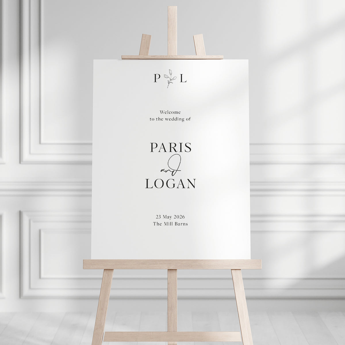 Paris Welcome Sign