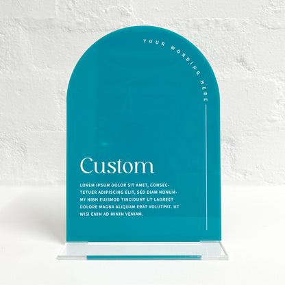 Parker Matching Small Table Sign