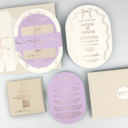 Payton Wedding Invitation - Neutrals
