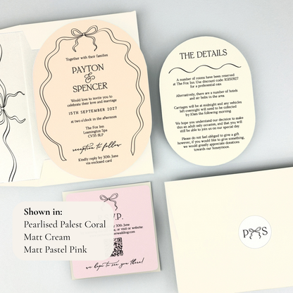 Payton Wedding Invitation