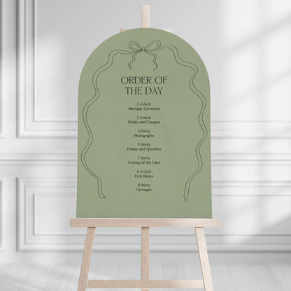 Payton Order of the Day Sign