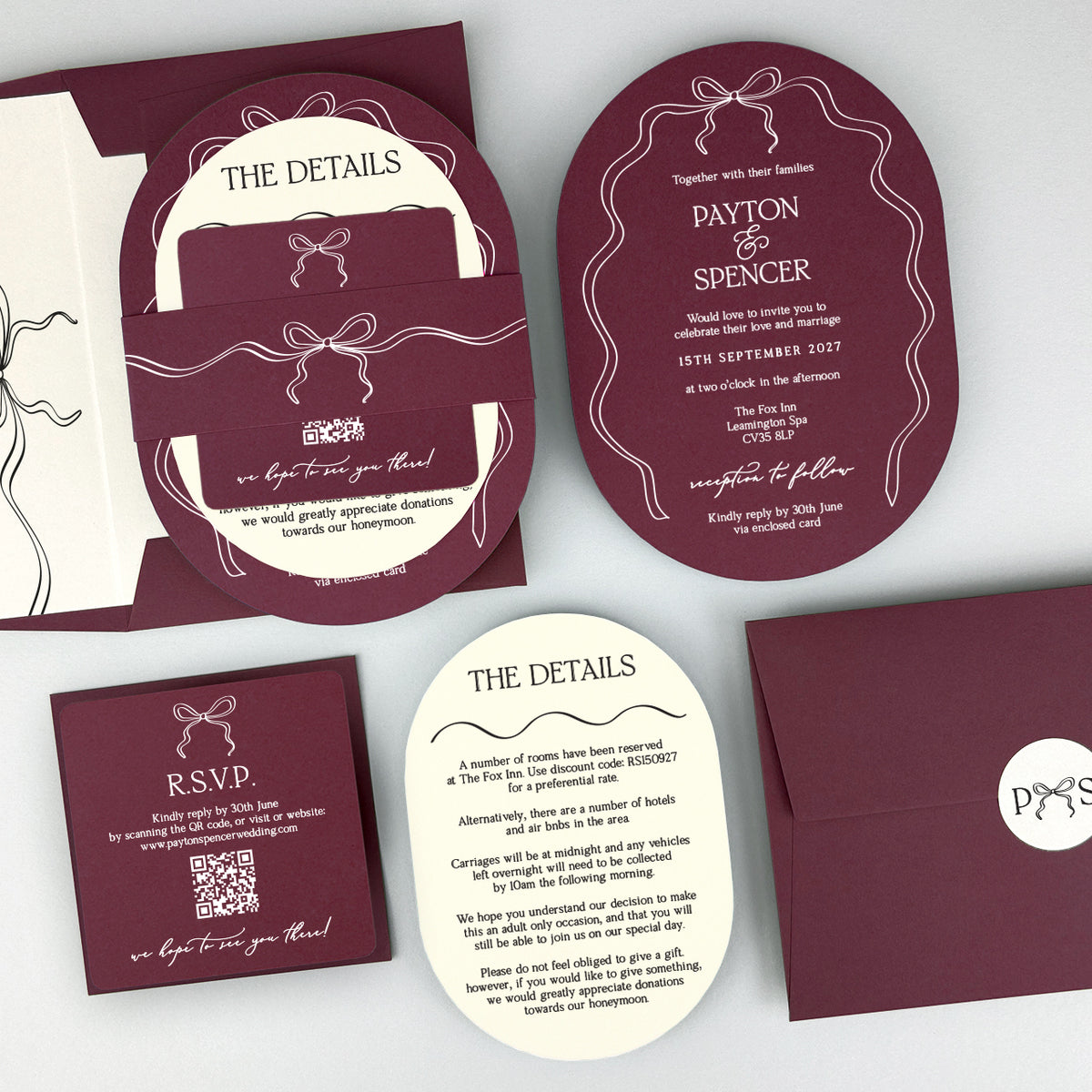 Payton Wedding Invitation