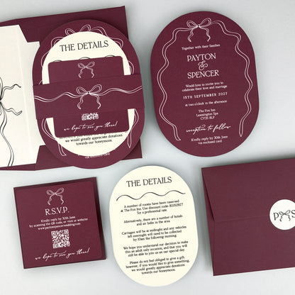 Payton Wedding Invitation