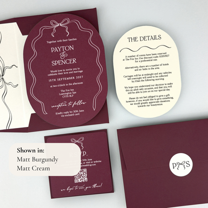 Payton Wedding Invitation