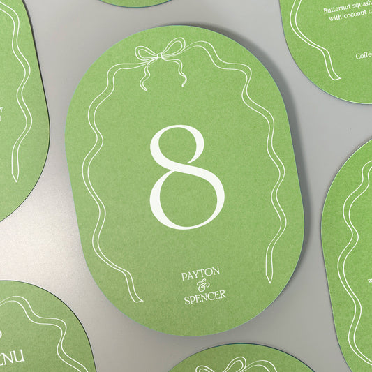 Payton Table Name / Number