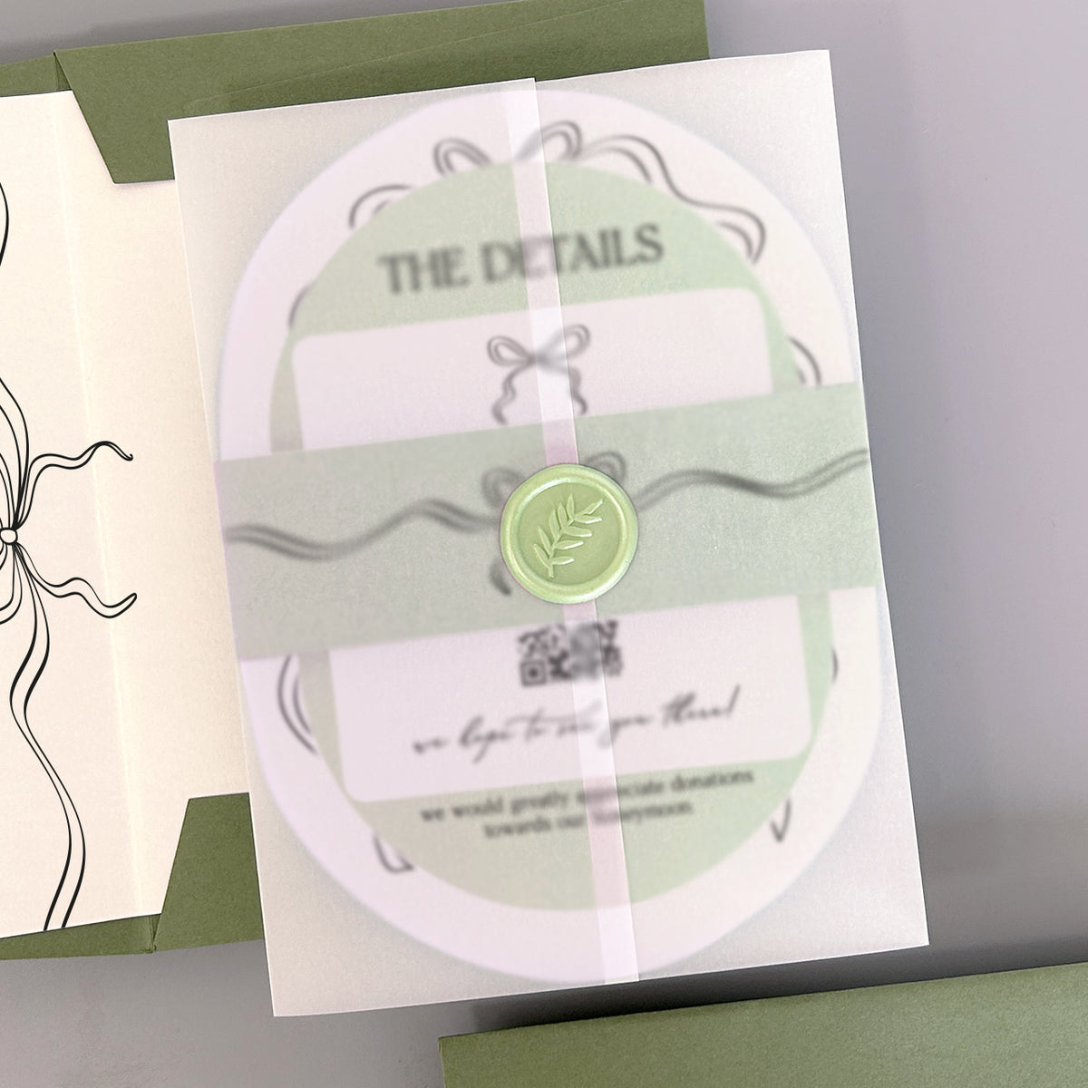 Payton Wedding Invitation - Pinks
