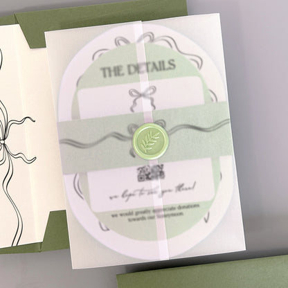 Payton Wedding Invitation - Pinks