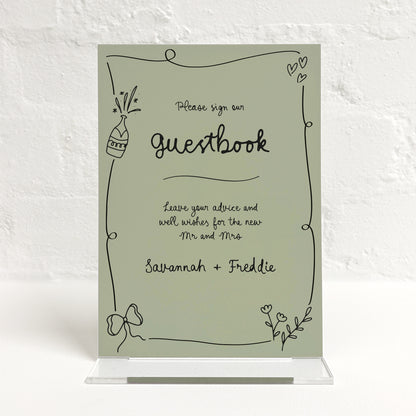Savannah Matching Small Table Sign