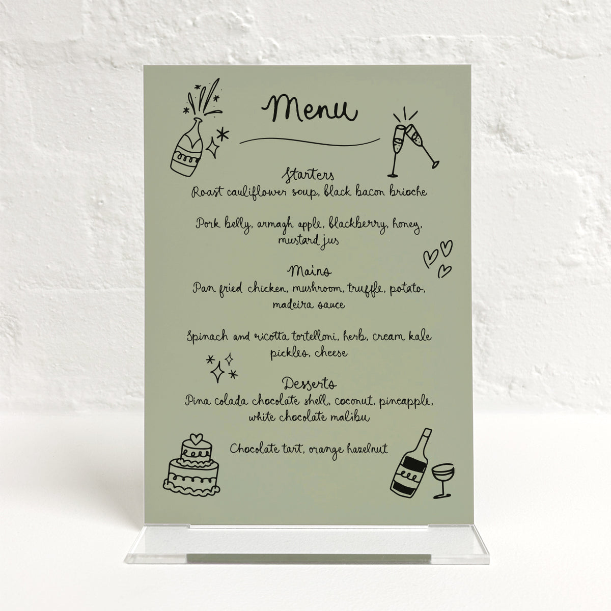 Savannah Matching Small Table Sign