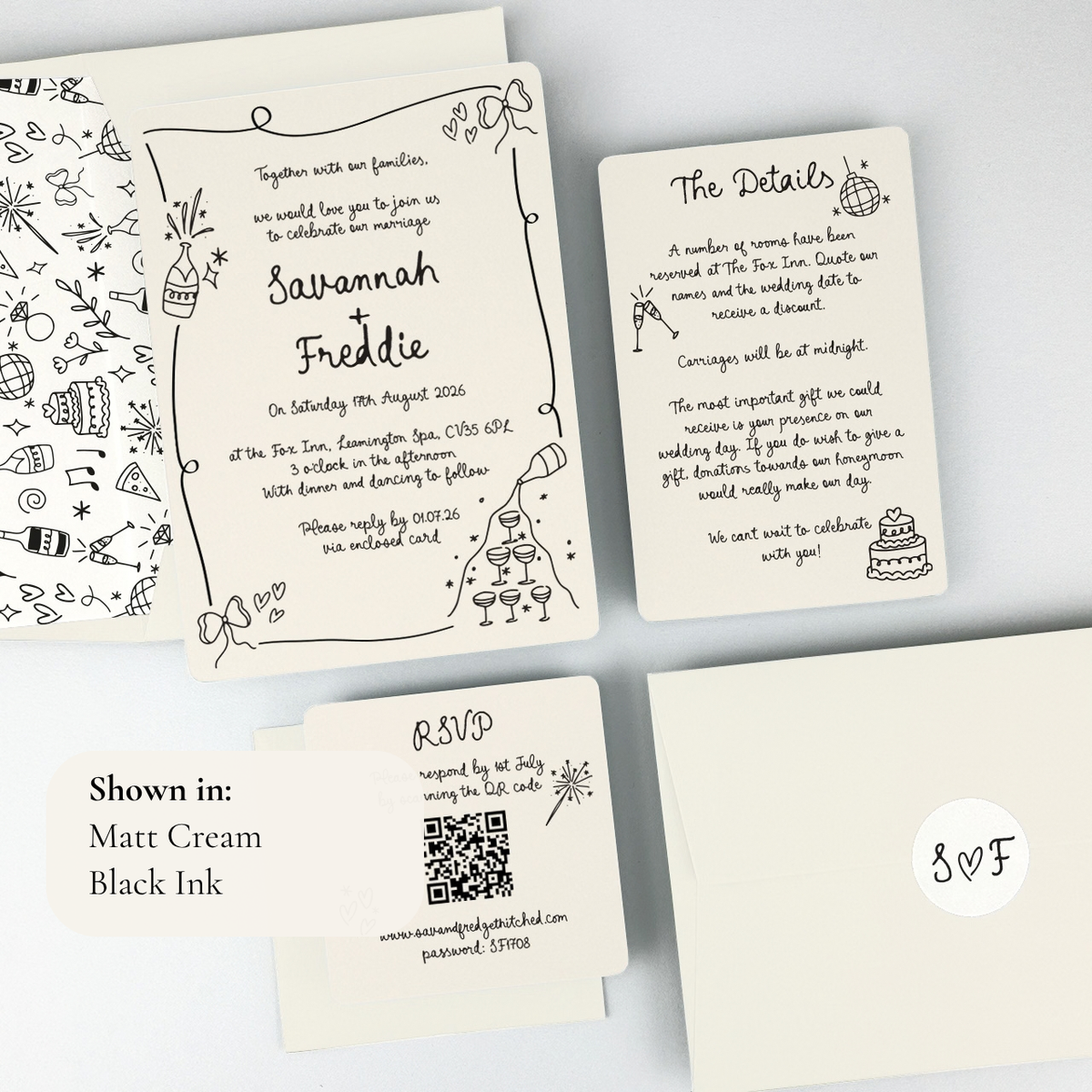Savannah Wedding Invitation