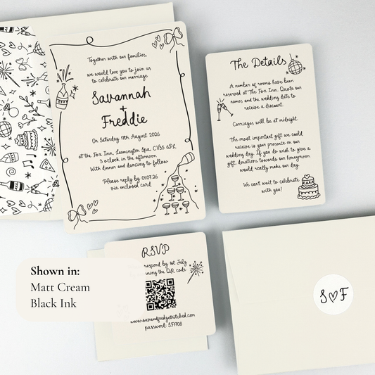 Savannah Wedding Invitation - Neutrals