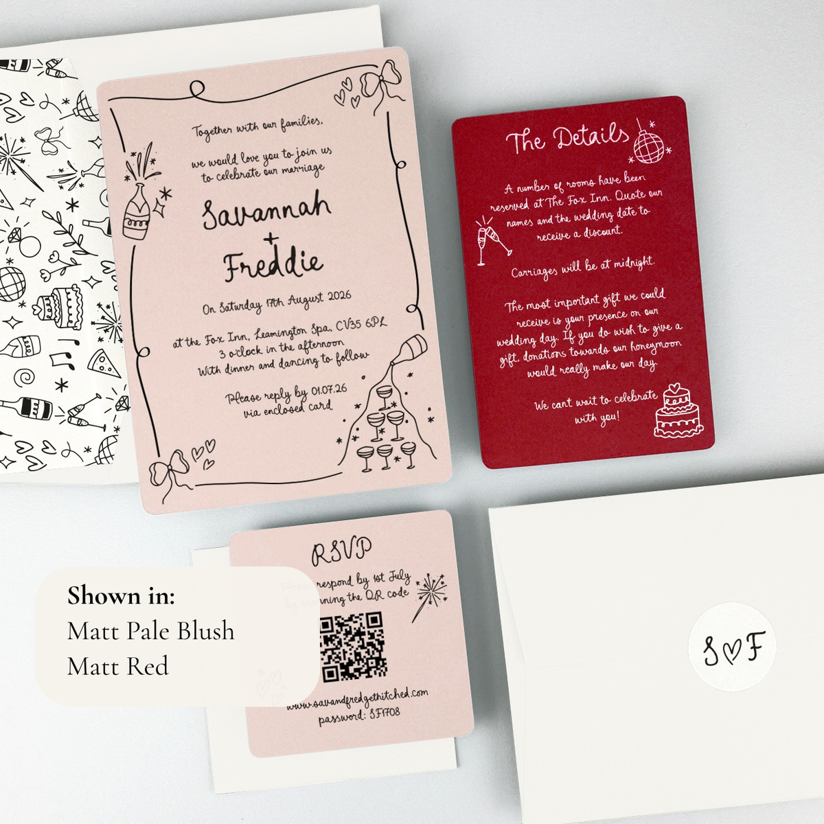 Savannah Wedding Invitation