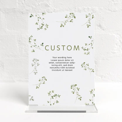 Sheridan Matching Small Table Sign