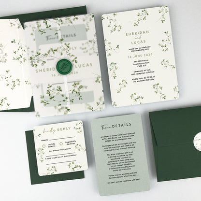 Sheridan Wedding Invitation