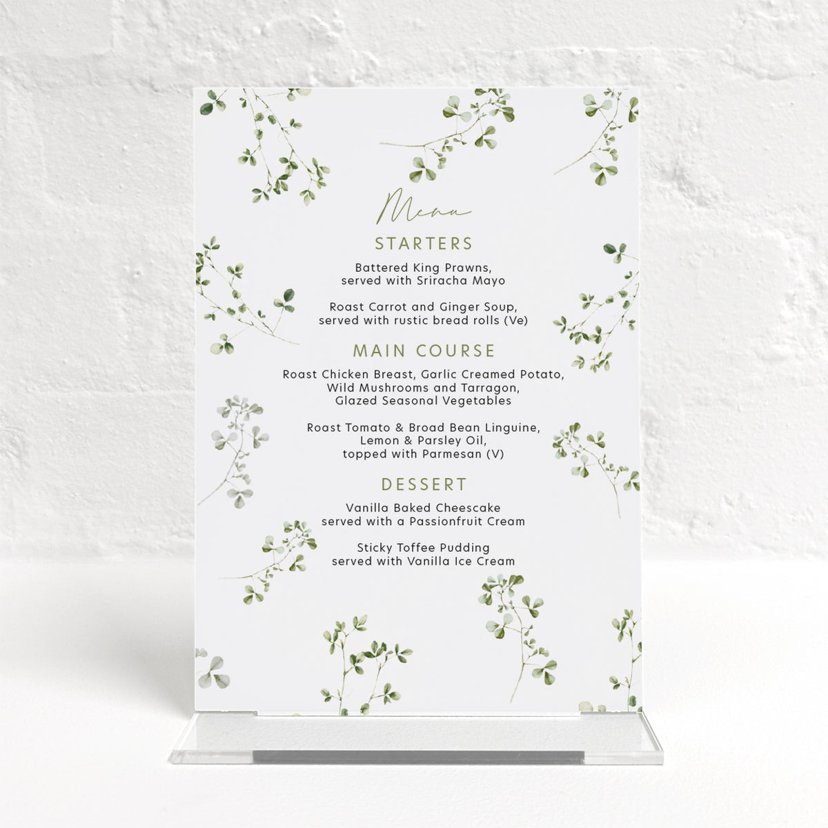 Sheridan Matching Small Table Sign
