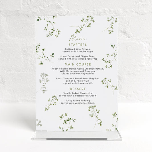 Sheridan Matching Small Table Sign