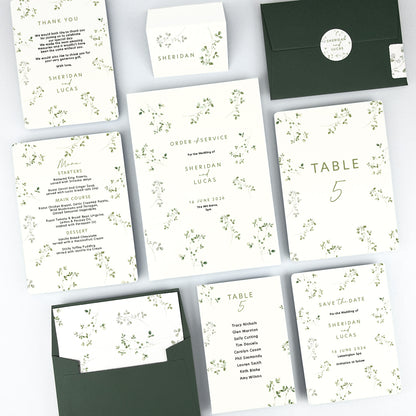 Sheridan Wedding Invitation