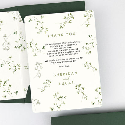 Sheridan Thank You Card