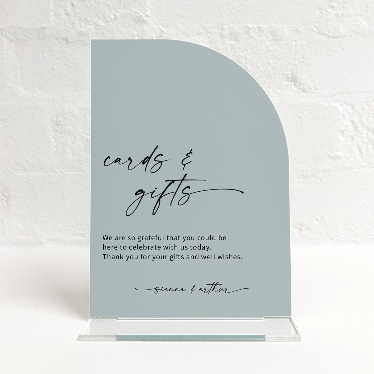 Sienna Matching Small Table Sign