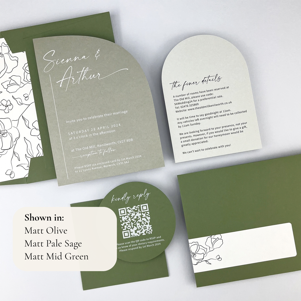 Sienna Wedding Invitation