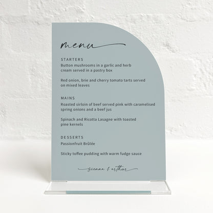 Sienna Matching Small Table Sign