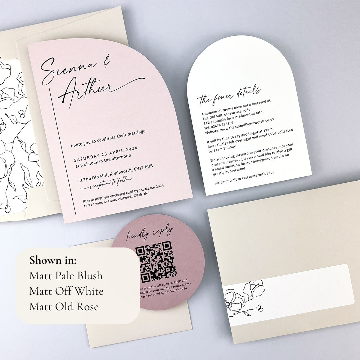 Sienna Wedding Invitation