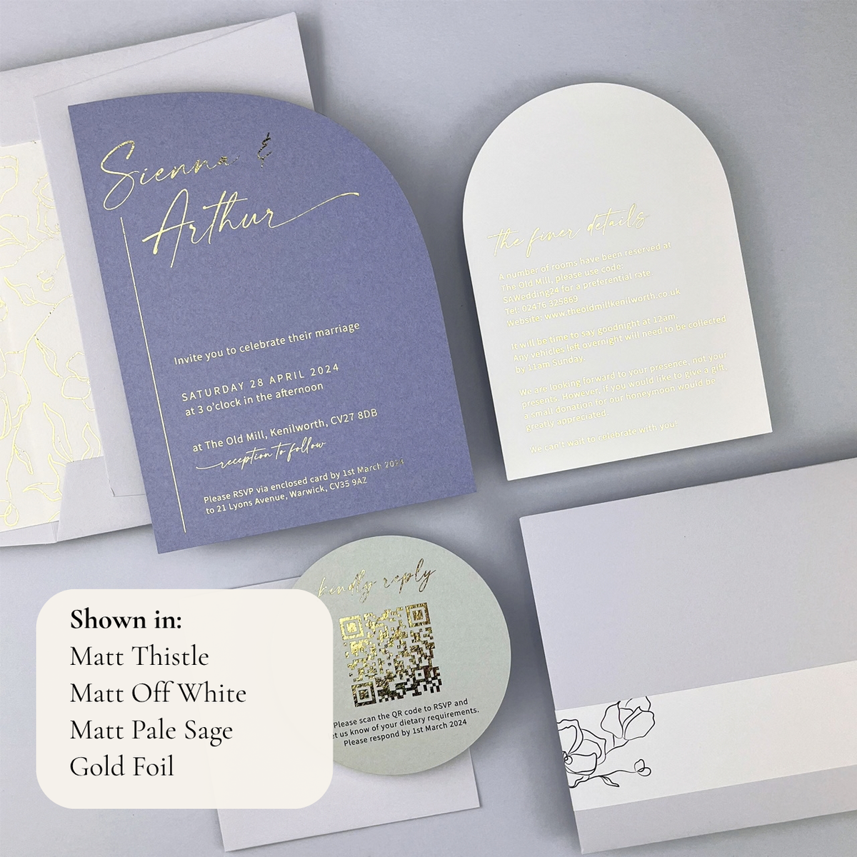 Sienna Wedding Invitation