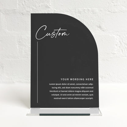 Sienna Matching Small Table Sign