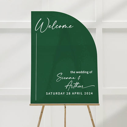 Sienna Welcome Sign